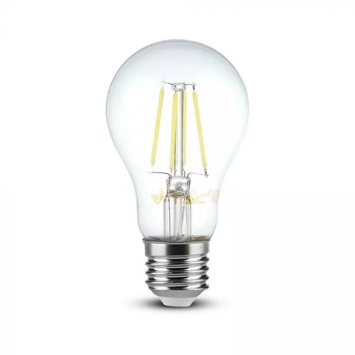 Bec LED - 4W Filament Patent E27 A60, Alb cald Dimabil